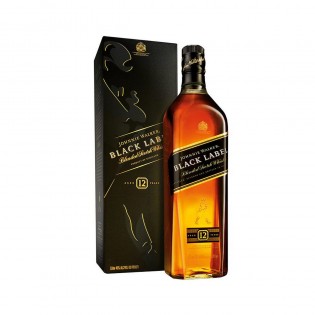 Johnnie Walker Black Label 12 Years Old Premium Blended Scotch Whisky 1.125L