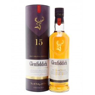 Glenfiddich 15 Years Old Super Premium Single Malt Scotch Whisky 75CL