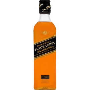 Johnnie Walker Black Label 12 Years Old Premium Blended Scotch Whisky 37.5 CL