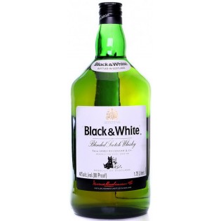 Black & White Blended Scotch Whisky 1.75 L